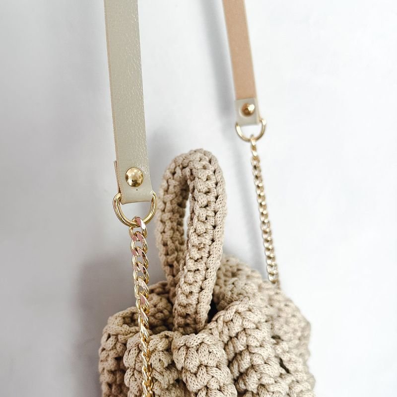 Bolsa Saco Crochê Boho