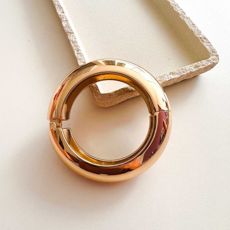 Bracelete Bijuteria Abaulado Médio