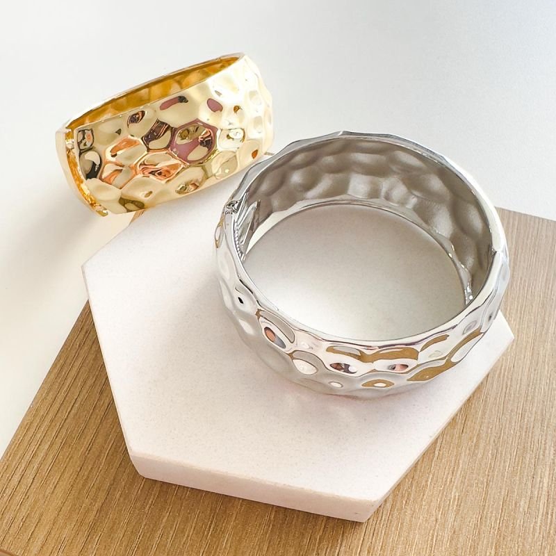 Bracelete Bijuteria Martelado