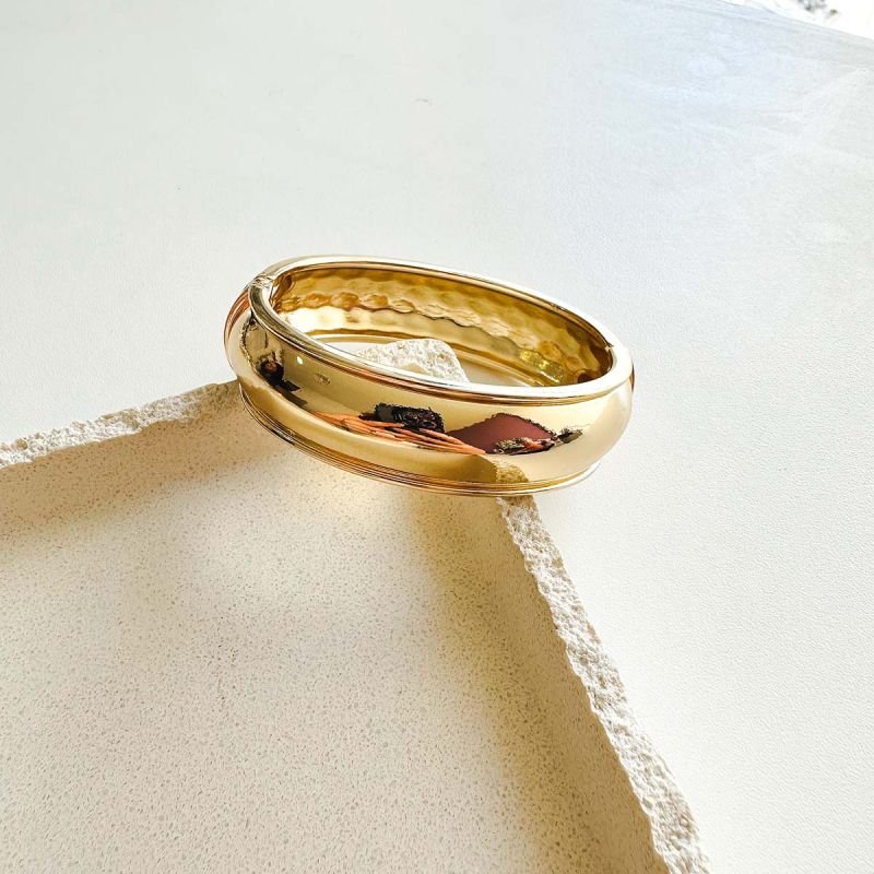 Bracelete Bijuteria Moldurado Espelhado