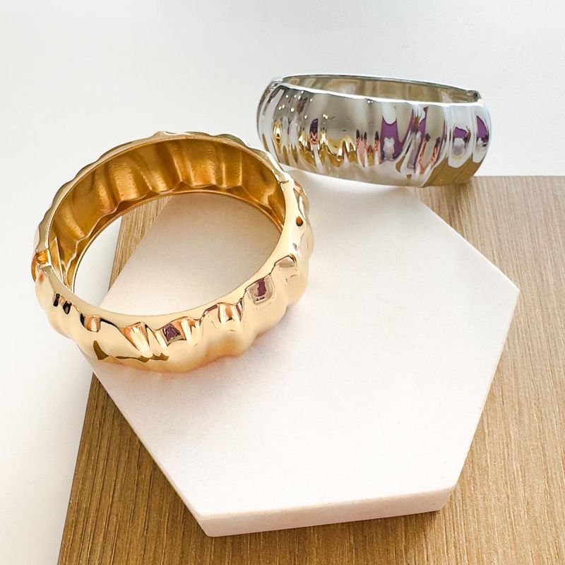 Bracelete Bijuteria Ondulado