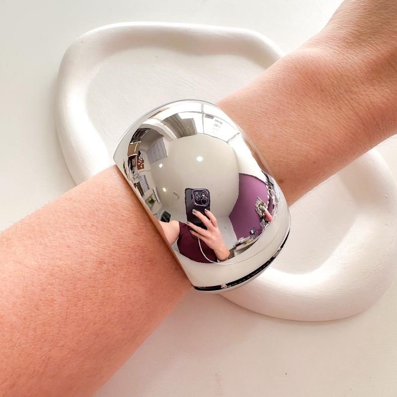 Maxi Bracelete Liso Bijuteria