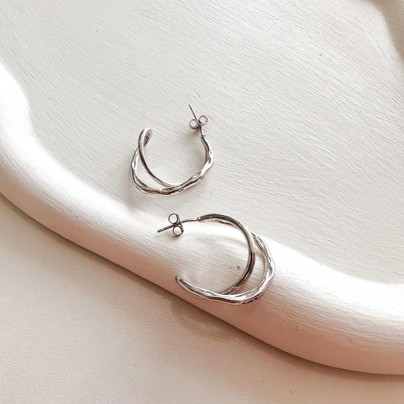 Brinco Argola Banhado Tronco