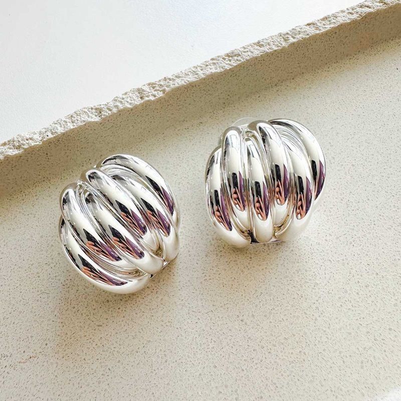 Brinco Argola Bold Texturizado