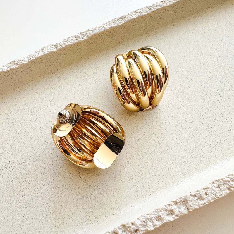 Brinco Argola Bold Texturizado