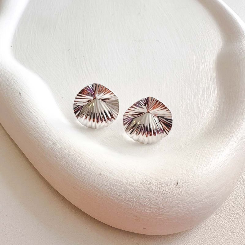 Brinco Folha Banhado Linhas