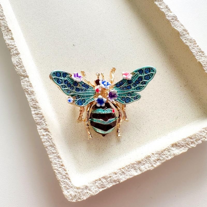 Broche Bijuteria Abelha Encantada