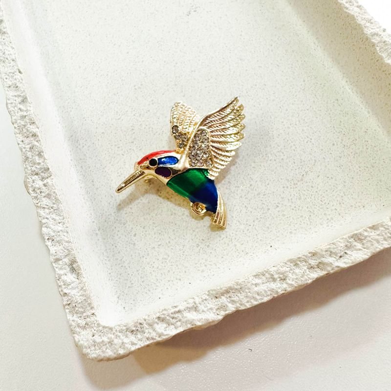 Broche Bijuteria Beija-Flor Encanto