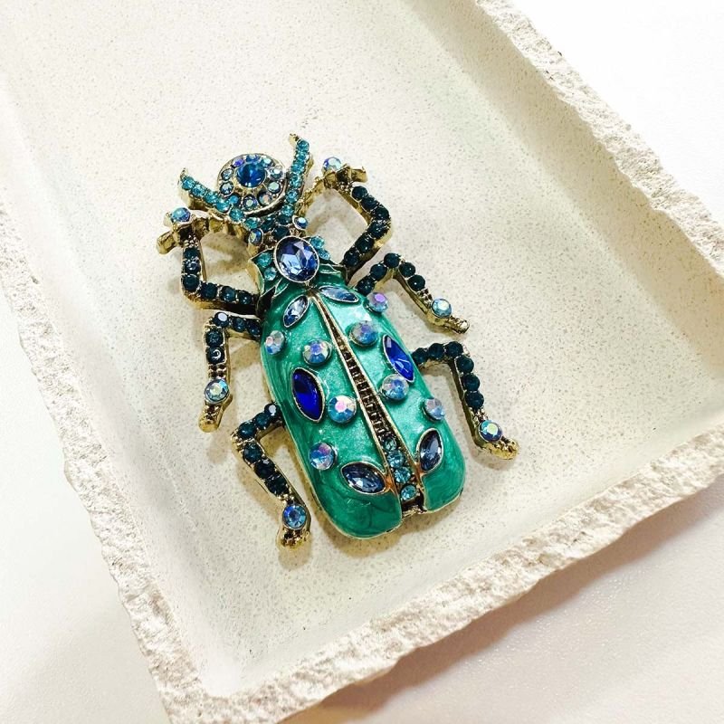 Broche Bijuteria Besouro Imperial