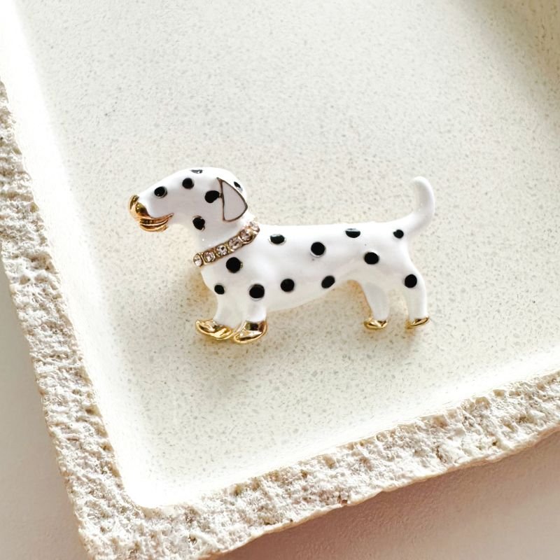 Broche Bijuteria Cachorrinho Poá