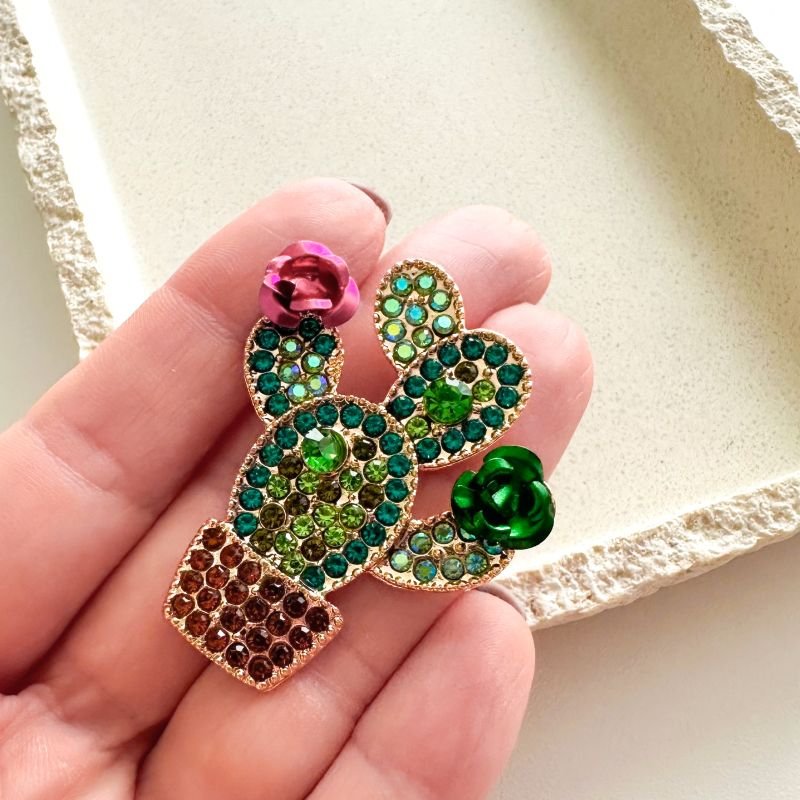 Broche Bijuteria Cacto Fashion 