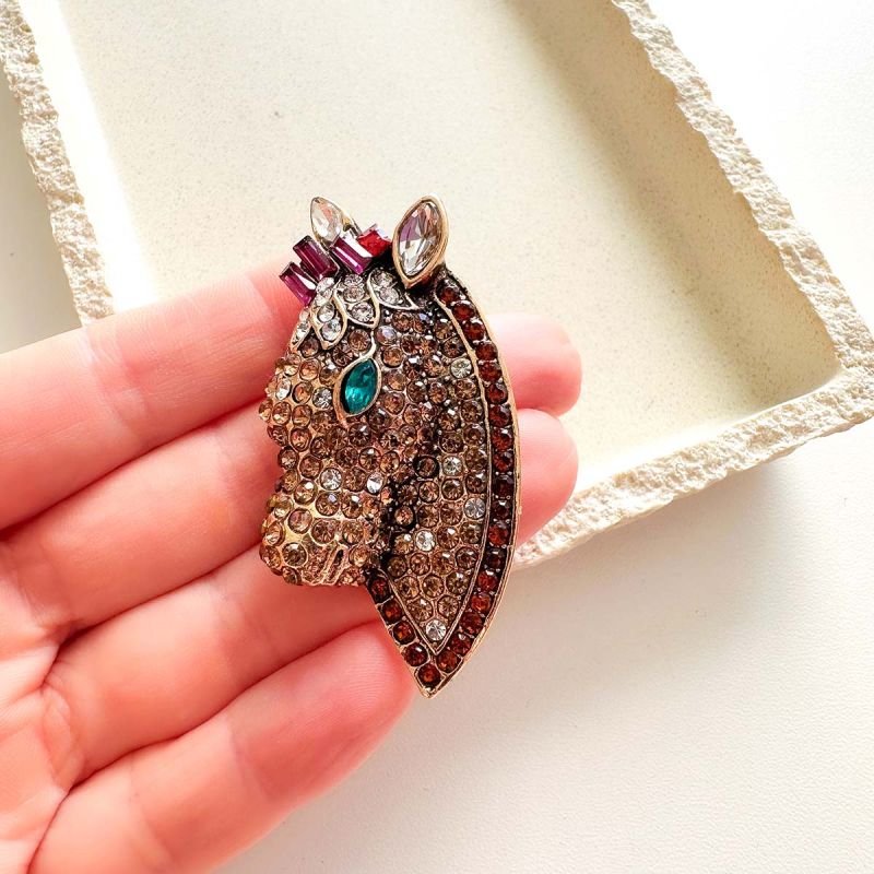 Broche Bijuteria Cavalo Imperial