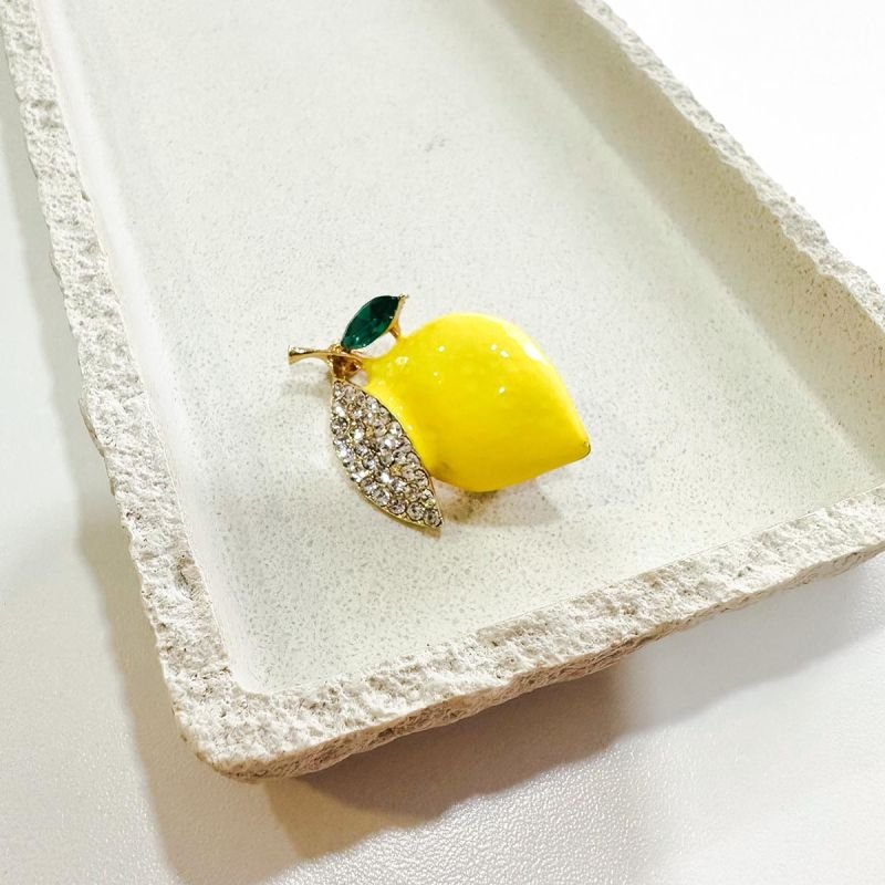 Broche Bijuteria Limão Siciliano
