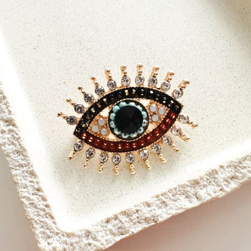 Broche Bijuteria Olho Grego
