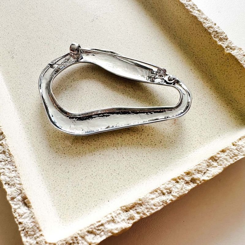 Broche Bijuteria Orgânico Contemporâneo