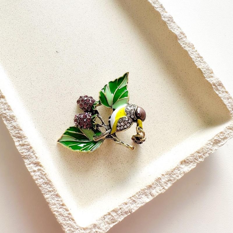 Broche Bijuteria Passarinho Amoras