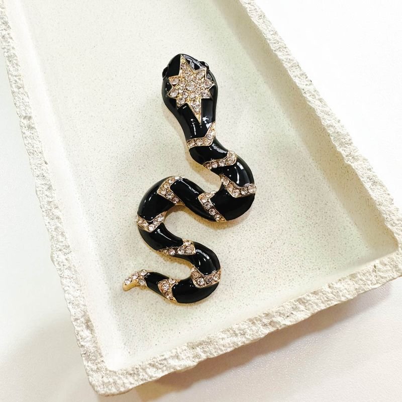Broche Bijuteria Cobra Cristal Star