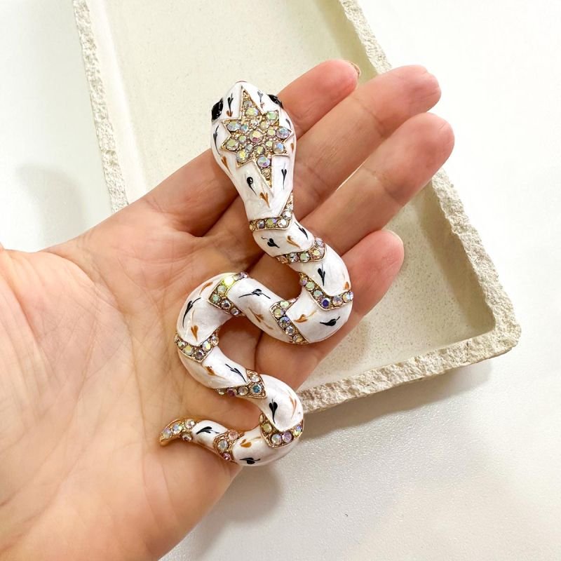 Broche Bijuteria Cobra Cristal Star