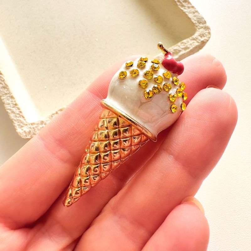 Broche Bijuteria Sorvete Sweet