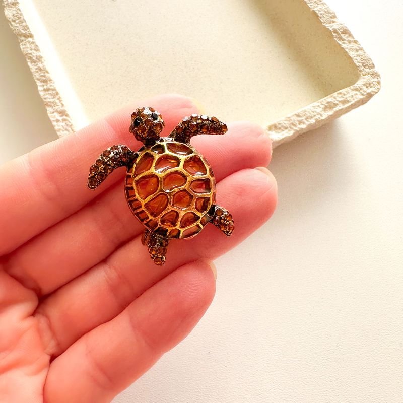 Broche Bijuteria Tartaruga Ocean