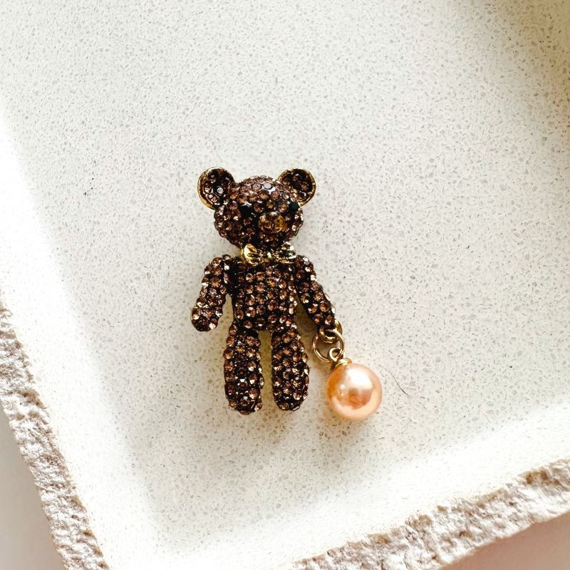 Broche Bijuteria Ursinho Glam