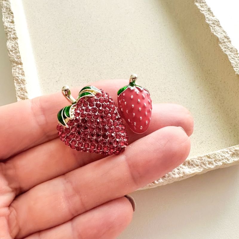 Broche Duo Morangos