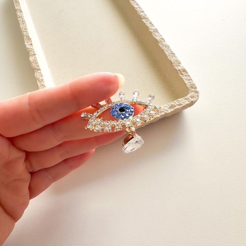 Broche Olho Grego Crystal