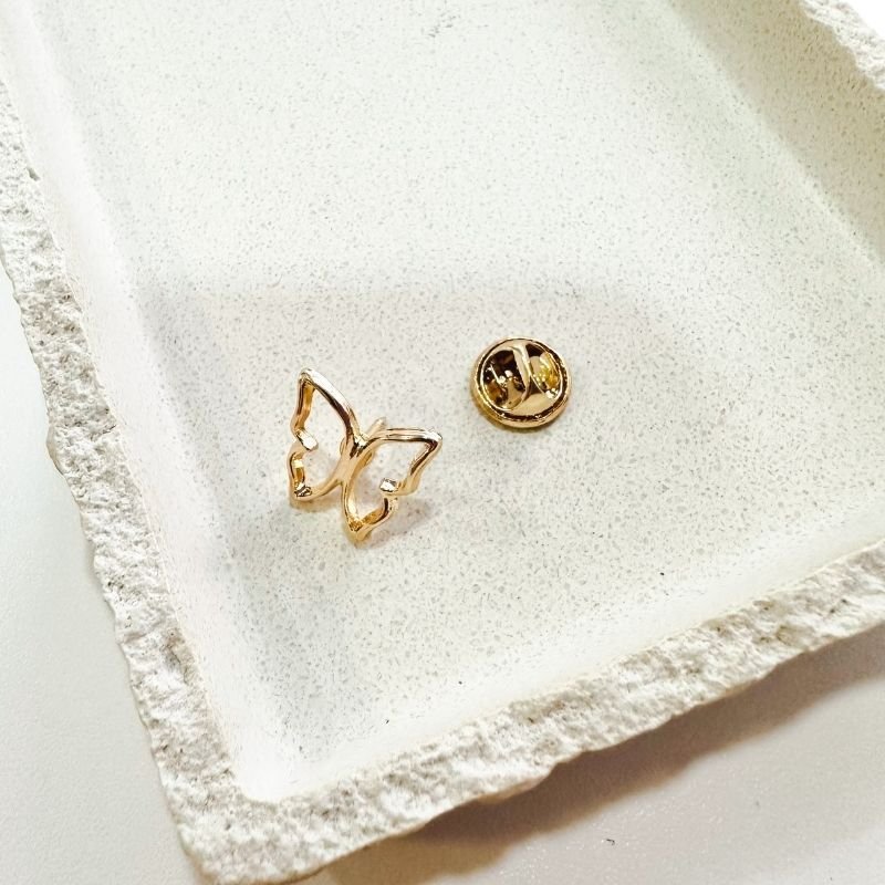 Broche Pin Bijuteria Borboleta Minimalista