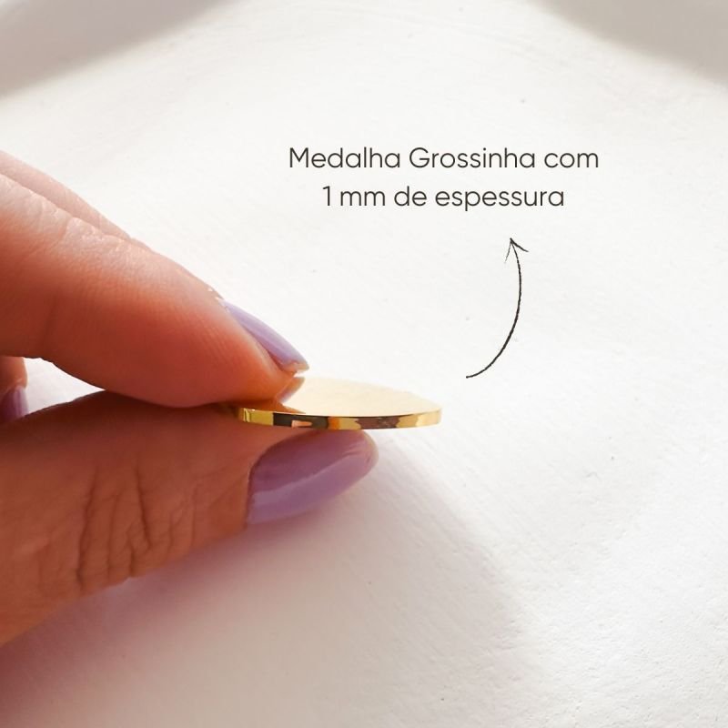 Colar Aço Personalizado Coração