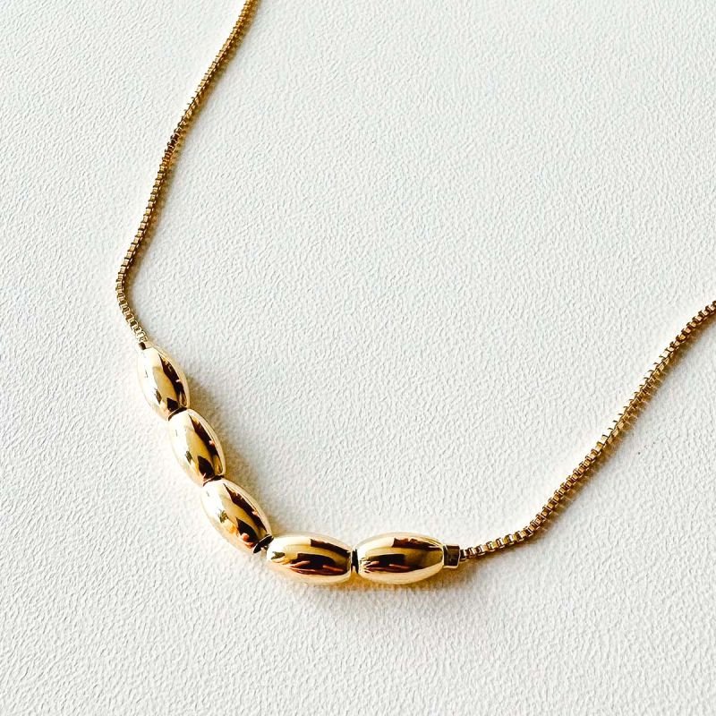Colar Banhado a Ouro 18k Entremeio