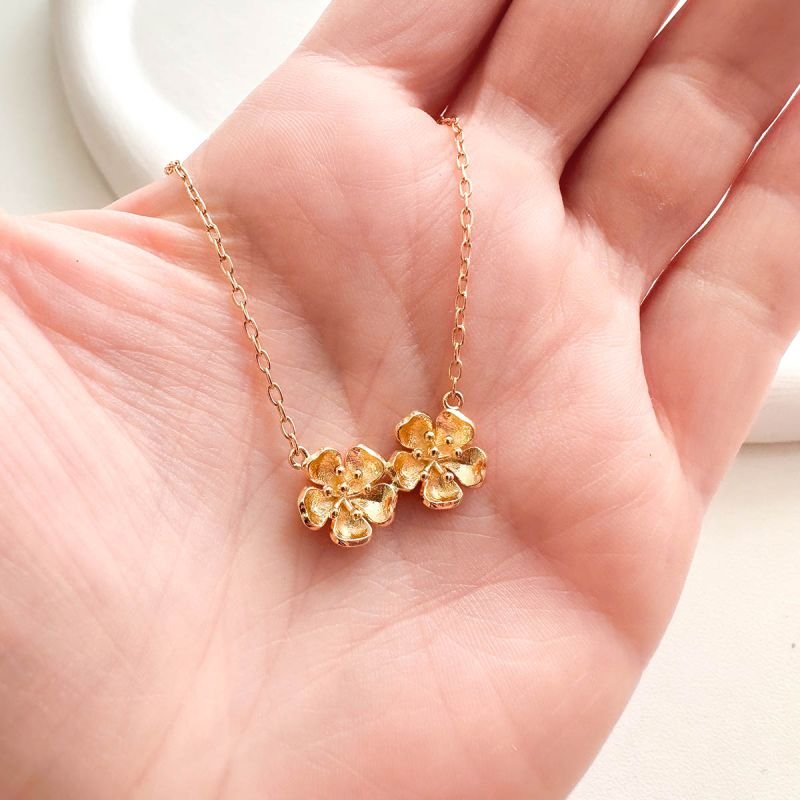 Colar Banhado a Ouro 18k Jardim