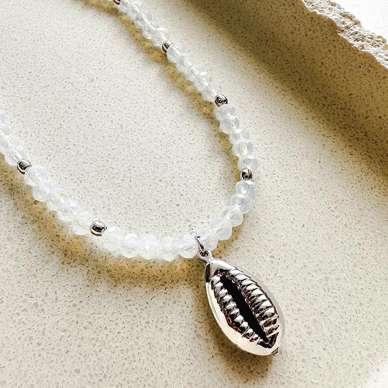 Colar Banhado Cristal Búzios