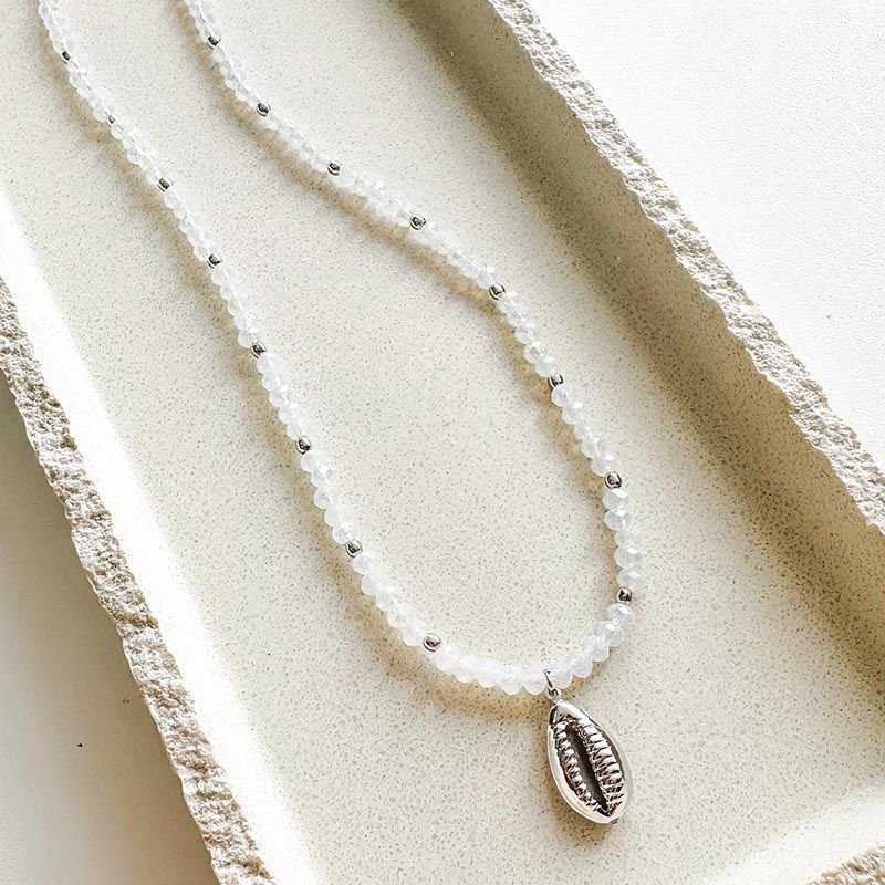 Colar Banhado Cristal Búzios