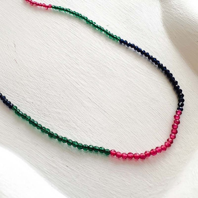 Colar Básico Mix de Cristal