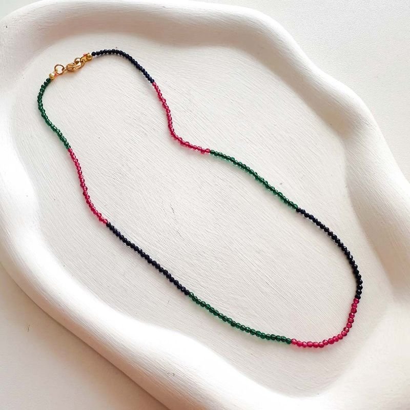 Colar Básico Mix de Cristal