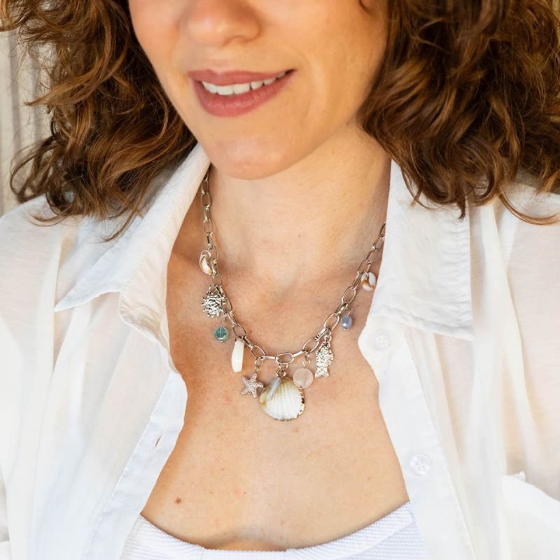 Colar Bijuteria Charms Maré Boa