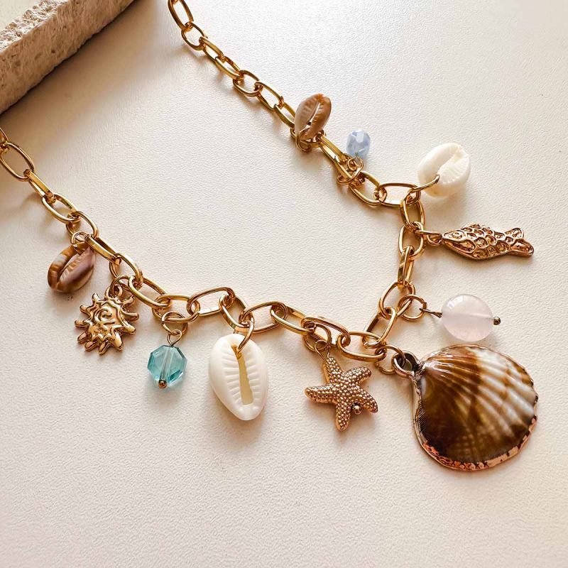 Colar Bijuteria Charms Maré Boa