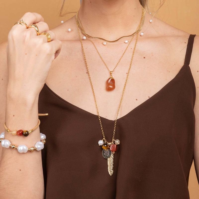 Colar Chocker Banhado a Ouro 18k Fita
