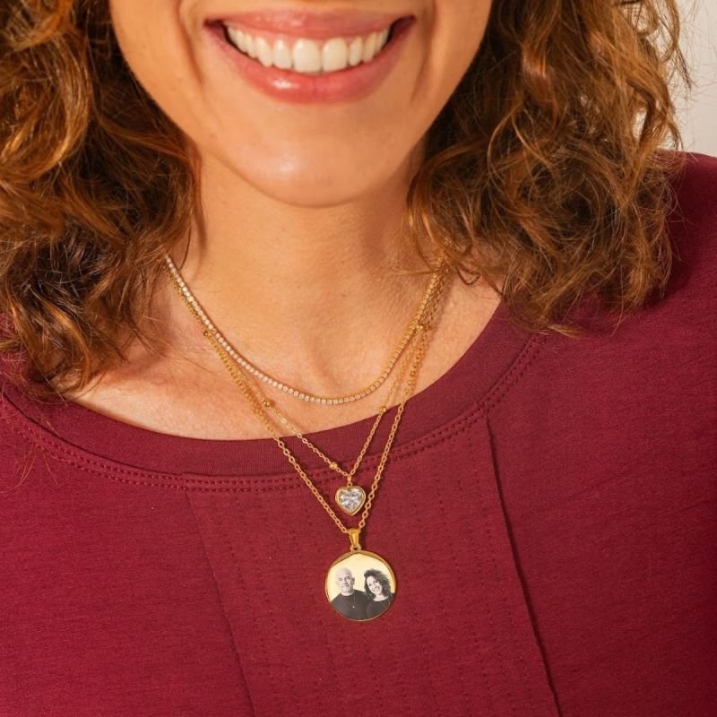 Colar Riviera Banhado a Ouro 18k com Zircônias Cristal