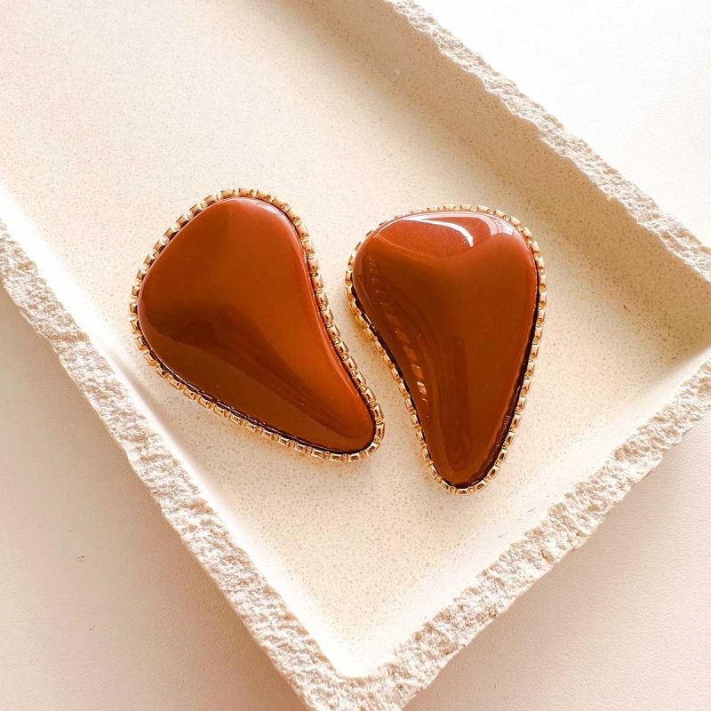 Maxi Brinco Bijuteria Resina