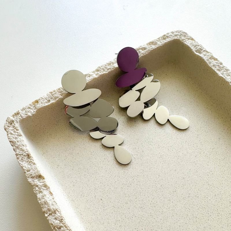 Maxi Brinco Aço Estiloso