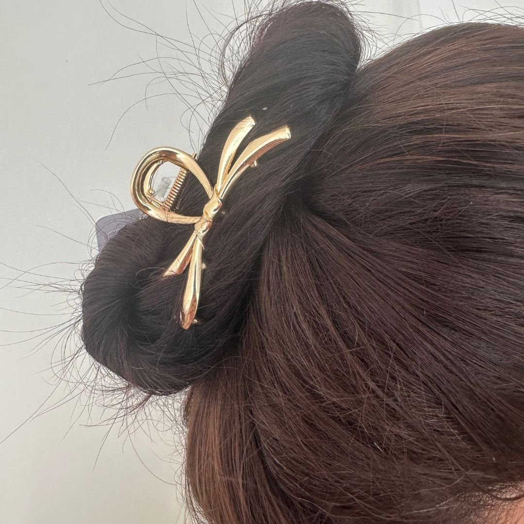 Presilha Metal Laço Médio Dourado