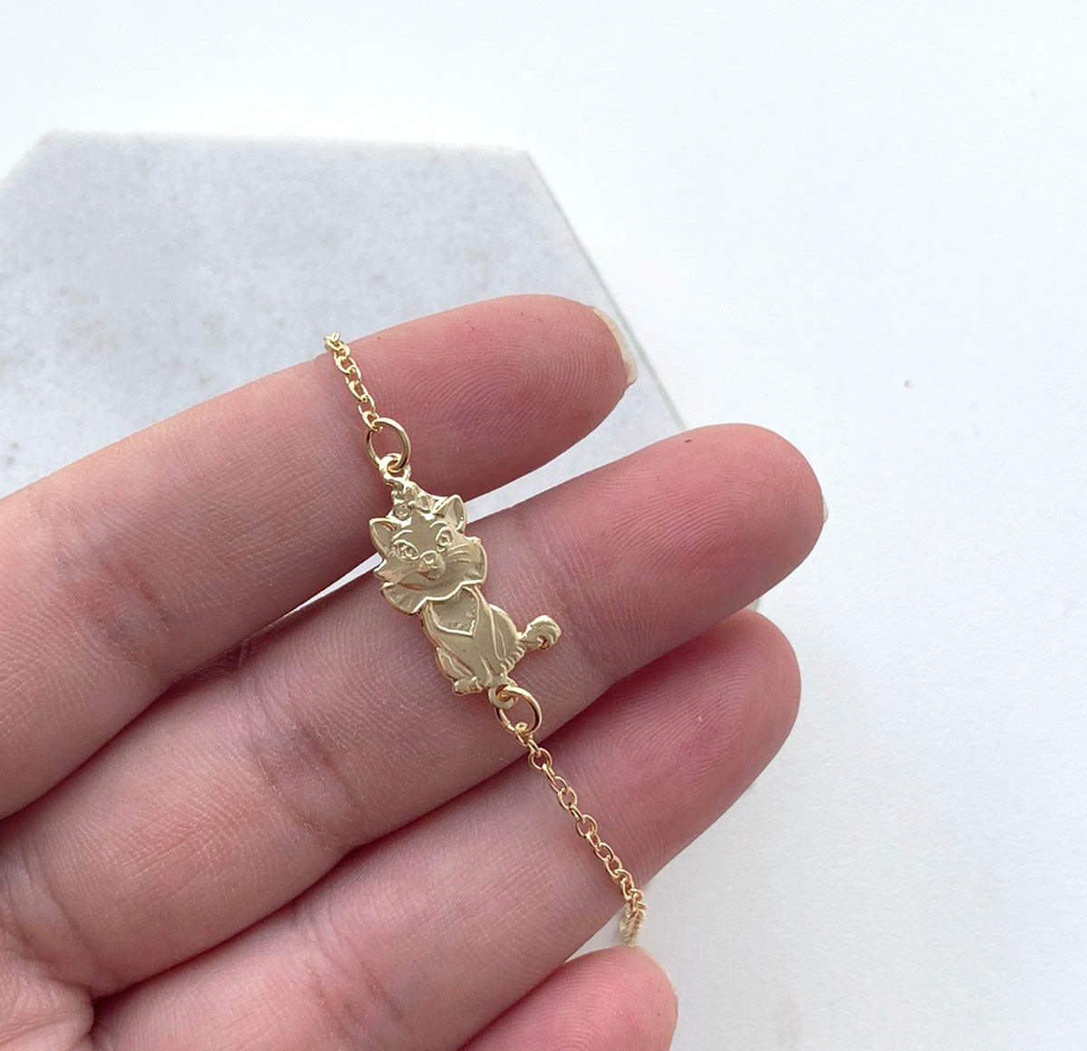 Pulseira Banhada a Ouro 18k Pingente Cachorrinho