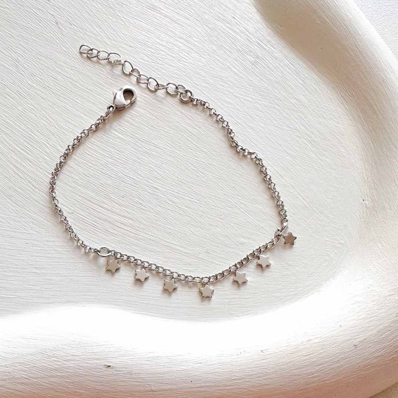 Pulseira Banhada Estrelinhas Adulto