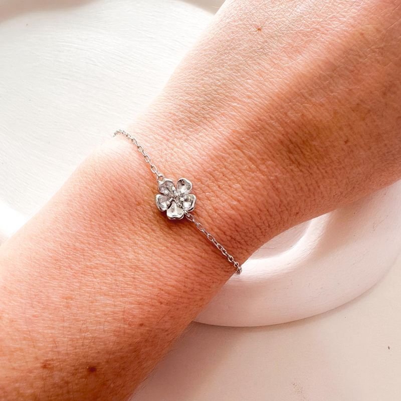 Pulseira Banhada Flor