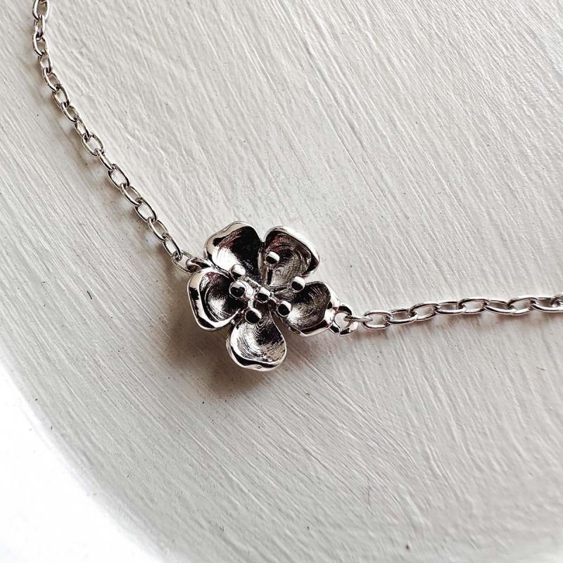 Pulseira Banhada Flor