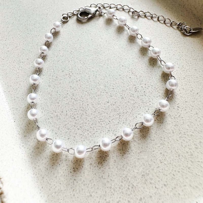 Pulseira Banhada Perolinhas Delicadas