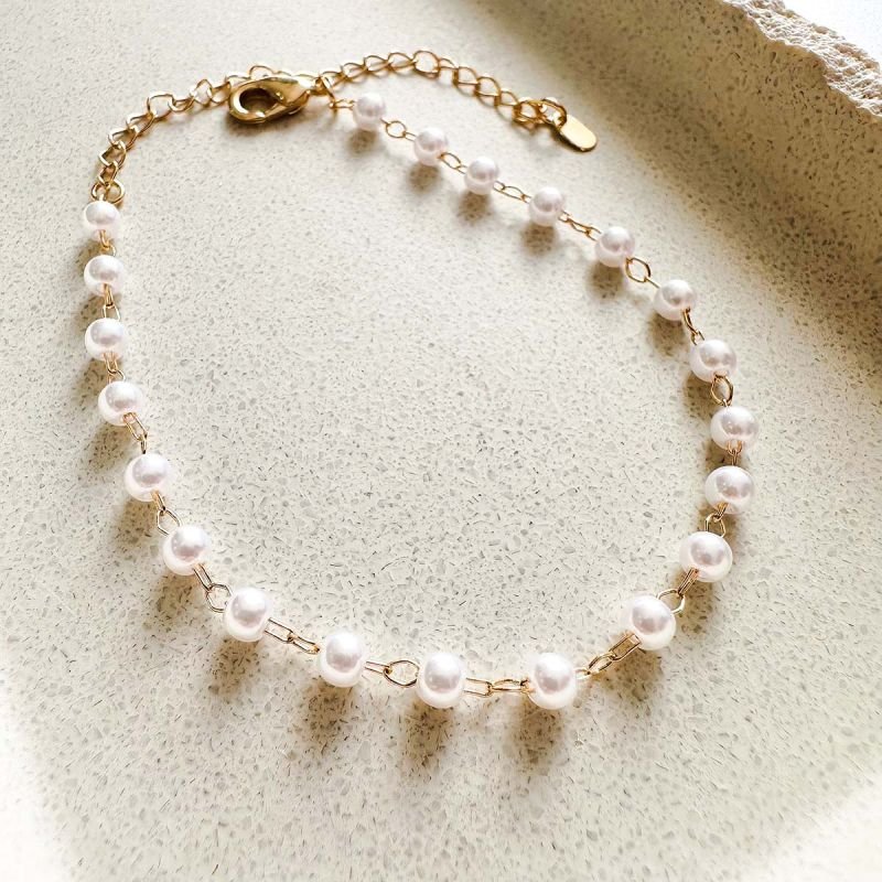 Pulseira Banhada Perolinhas Delicadas