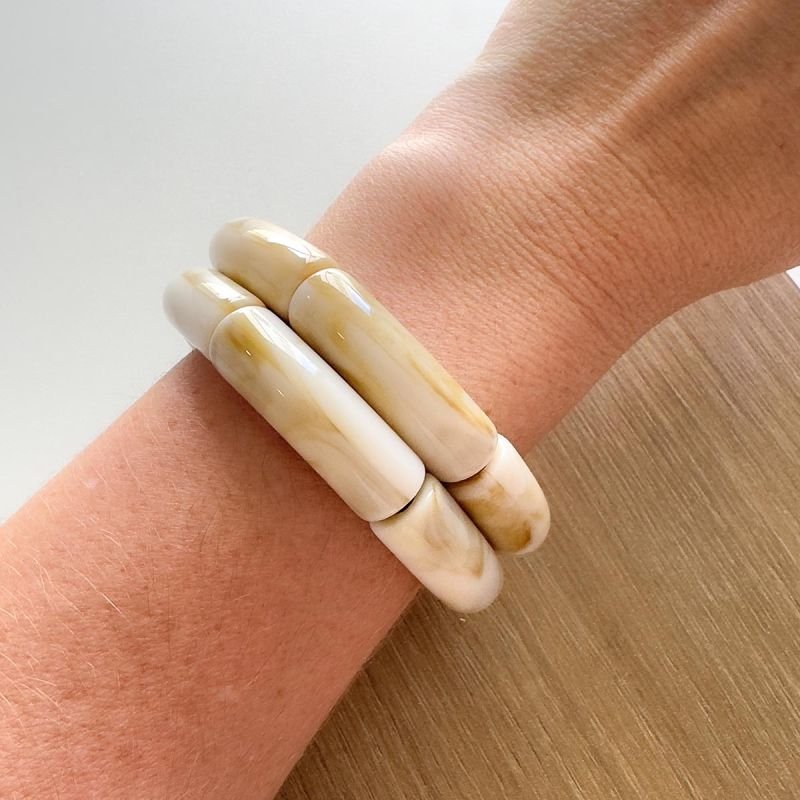 Pulseira Kit Bijuteria Resina
